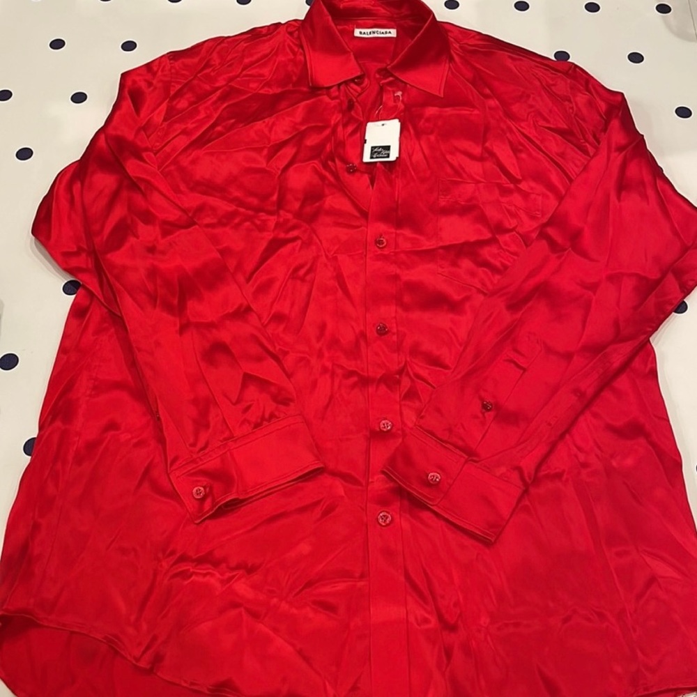 Balenciaga Silk Satin Shirt - Picture 2 of 5